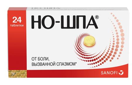 Фото Но-шпа, таблетки 40 мг, 24 шт.