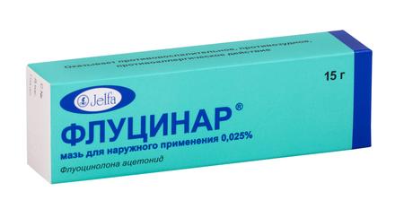 Фото Флуцинар, мазь 0.025%, 15 г