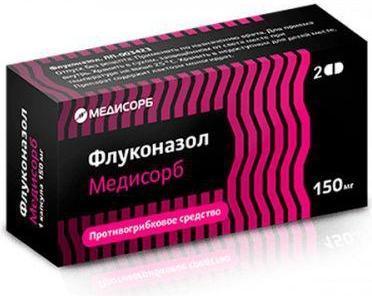 Фото Флуконазол Медисорб, капсулы 150 мг, 2 шт.