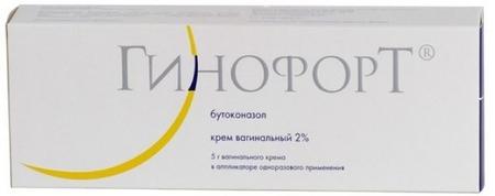 Фото Гинофорт, крем вагинальный 2%, 5 г