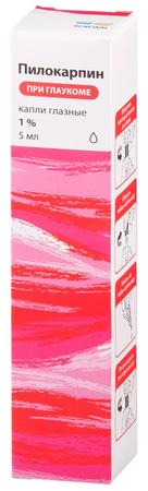 Фото Пилокарпин, капли глазные 1%, 5 мл