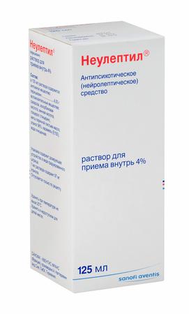 Фото Неулептил, раствор 4%, 125 мл.
