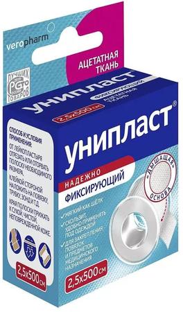 Фото Лейкопластырь Унипласт фиксирующий на шелковой основе, 2.5 х 500 см Фото Лейкопластырь Унипласт фиксирующий на шелковой основе, 2.5 х 500 см