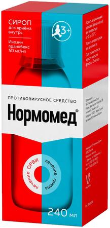 Фото Нормомед, сироп 50 мг/мл, 240 мл