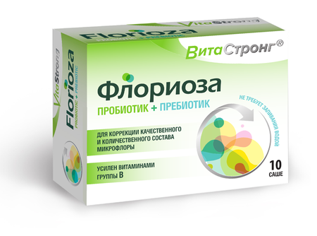 Фото Витастронг Флориоза, порошок, пакетики 7 г, 10 шт.