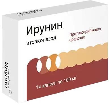 Фото Ирунин, капсулы 100 мг, 14 шт.