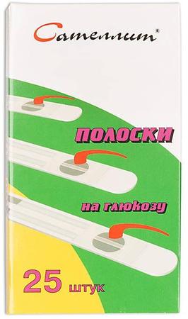 Фото Сателлит ПКГЭ-02, тест-полоски, 25 шт.