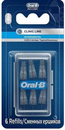 Фото ORAL-B, ершики для межзубной щетки конические, 6 шт.