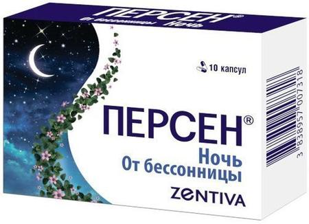 Фото Персен Ночь, капсулы, 10 шт.