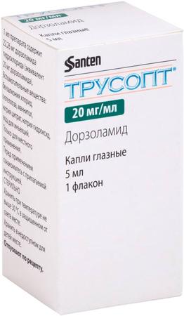 Фото Трусопт, капли глазные 2%, 5 мл
