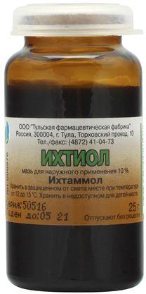 Фото Ихтиол, мазь 10% (Тульская фармацевтическая фабрика), 25 г