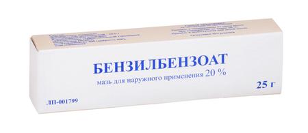 Фото Бензилбензоат, мазь 20% (Тульская фармацевтическая фабрика), 25 г