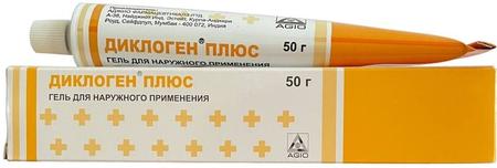 Фото Диклоген Плюс, гель, 50 г