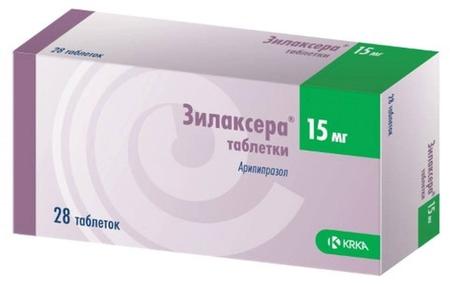 Фото Зилаксера, таблетки 15 мг, 28 шт.