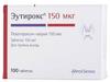 Фото Эутирокс, таблетки 150 мкг, 100 шт.