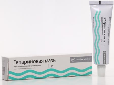 Фото Гепариновая мазь (Алтайвитамины), 25 г