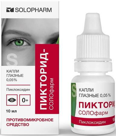 Фото Пикторид-Солофарм, капли глазные 0.05%, 10 мл Фото Пикторид-Солофарм, капли глазные 0.05%, 10 мл