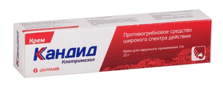 Фото Кандид, крем 1%, 20 г